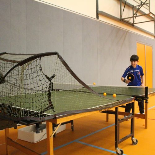 Tafeltennis Robot bij TTV Borne