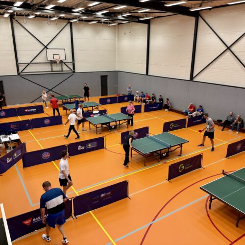 tafeltennis Borne foto&rsquo;s